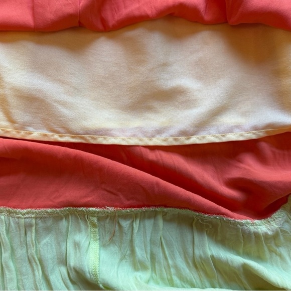 Davi & Dani Colorblock Tiered Maxi Dress - Size Small - Boho, Vacation, Beach - Picture 13 of 16